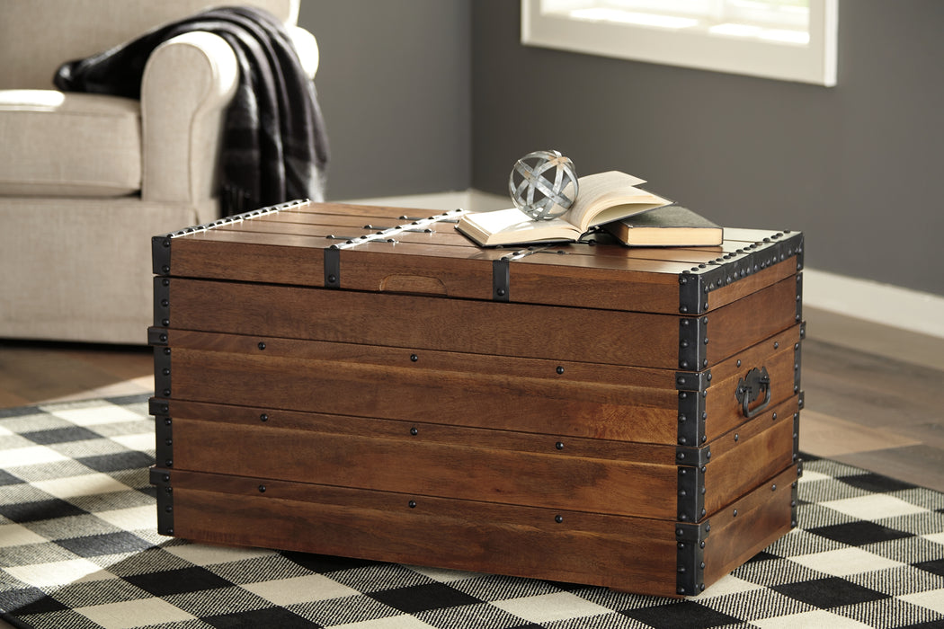 Kettleby Storage Trunk Factory Furniture Mattress & More - Online or In-Store at our Phillipsburg Location Serving Dayton, Eaton, and Greenville. Shop Now.