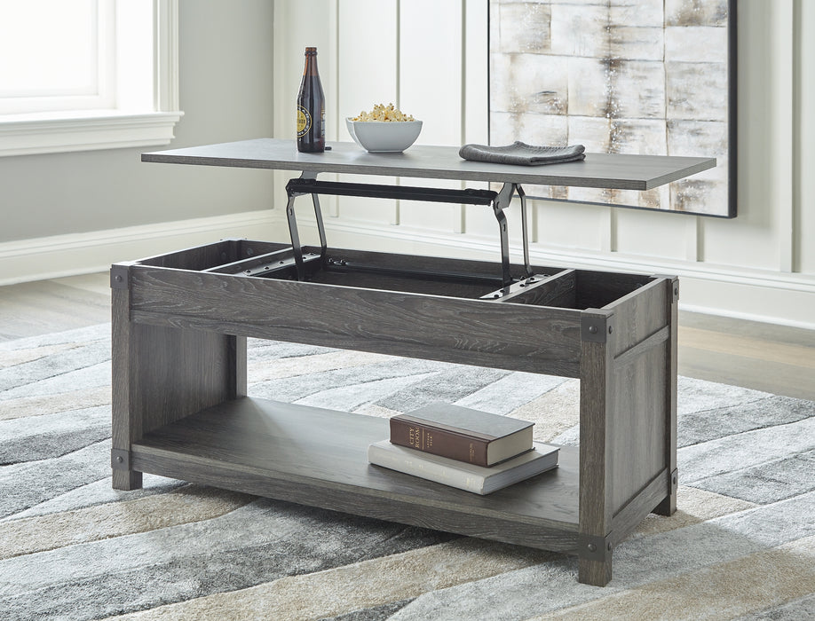 Freedan Rect Lift Top Cocktail Table Factory Furniture Mattress & More - Online or In-Store at our Phillipsburg Location Serving Dayton, Eaton, and Greenville. Shop Now.