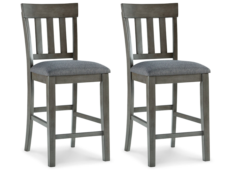 Hallanden Upholstered Barstool (2/CN) Factory Furniture Mattress & More - Online or In-Store at our Phillipsburg Location Serving Dayton, Eaton, and Greenville. Shop Now.