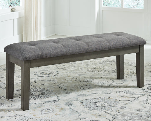 Hallanden Large UPH Dining Room Bench Factory Furniture Mattress & More - Online or In-Store at our Phillipsburg Location Serving Dayton, Eaton, and Greenville. Shop Now.