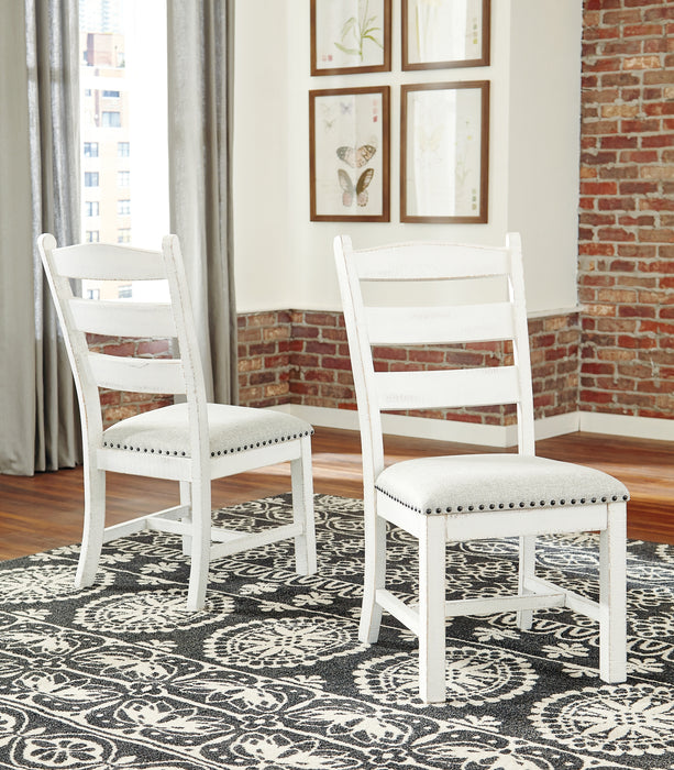 Valebeck Dining UPH Side Chair (2/CN) Factory Furniture Mattress & More - Online or In-Store at our Phillipsburg Location Serving Dayton, Eaton, and Greenville. Shop Now.