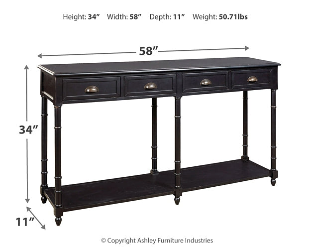 Eirdale Console Sofa Table Factory Furniture Mattress & More - Online or In-Store at our Phillipsburg Location Serving Dayton, Eaton, and Greenville. Shop Now.