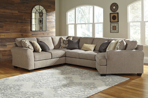 Pantomine 4-Piece Sectional with Cuddler Factory Furniture Mattress & More - Online or In-Store at our Phillipsburg Location Serving Dayton, Eaton, and Greenville. Shop Now.