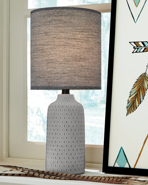 Donnford Ceramic Table Lamp (1/CN) Factory Furniture Mattress & More - Online or In-Store at our Phillipsburg Location Serving Dayton, Eaton, and Greenville. Shop Now.