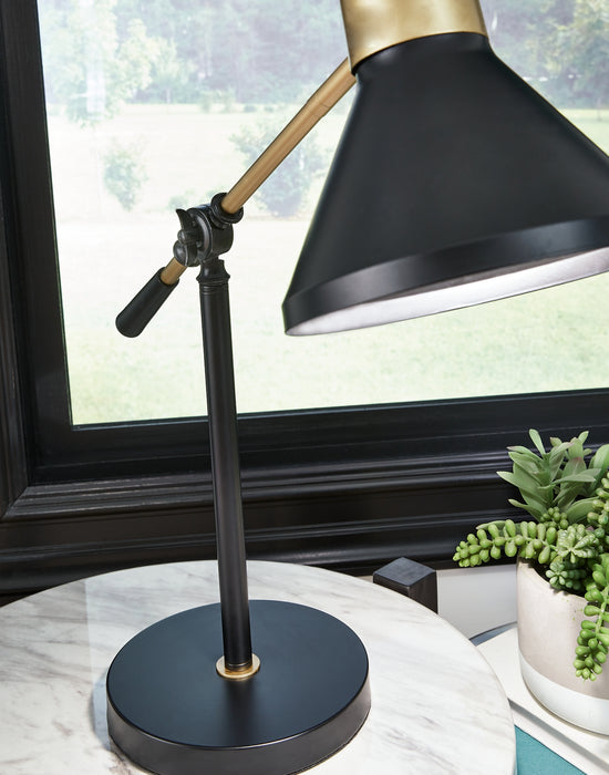 Garville Metal Desk Lamp (1/CN) Factory Furniture Mattress & More - Online or In-Store at our Phillipsburg Location Serving Dayton, Eaton, and Greenville. Shop Now.