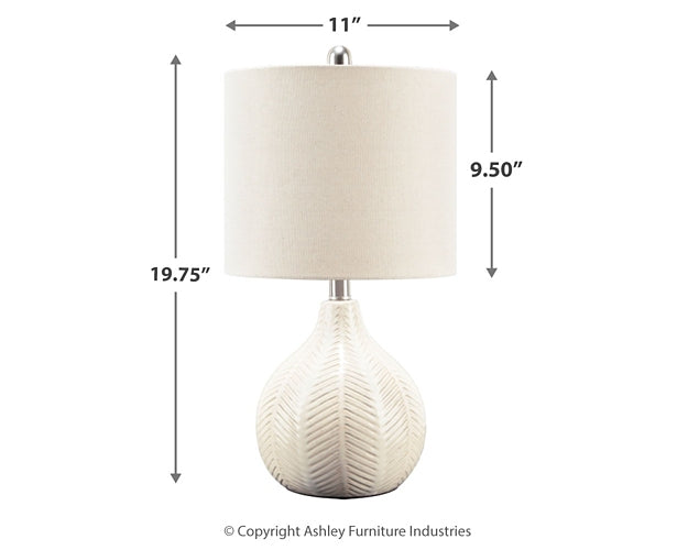 Rainermen Ceramic Table Lamp (1/CN) Factory Furniture Mattress & More - Online or In-Store at our Phillipsburg Location Serving Dayton, Eaton, and Greenville. Shop Now.