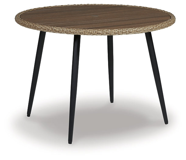 Amaris Round Dining Table Factory Furniture Mattress & More - Online or In-Store at our Phillipsburg Location Serving Dayton, Eaton, and Greenville. Shop Now.