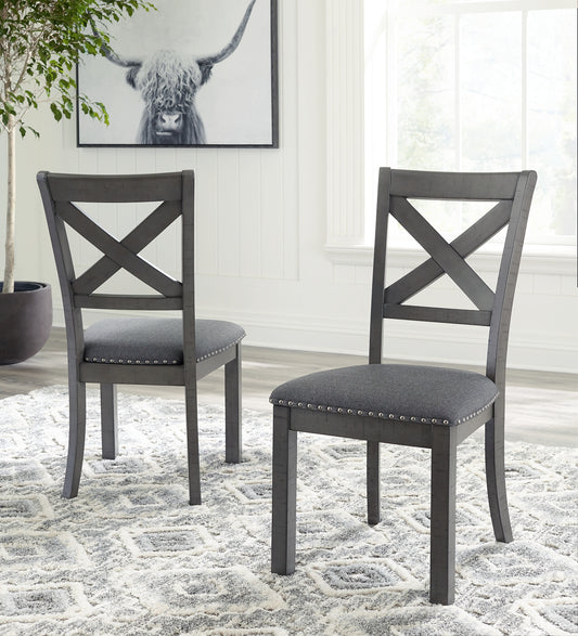 Myshanna Dining UPH Side Chair (2/CN) Factory Furniture Mattress & More - Online or In-Store at our Phillipsburg Location Serving Dayton, Eaton, and Greenville. Shop Now.