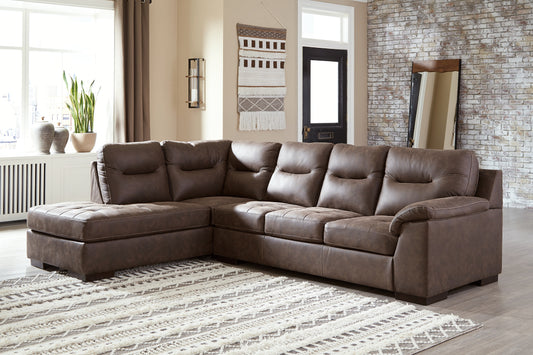 Maderla 2-Piece Sectional with Chaise Factory Furniture Mattress & More - Online or In-Store at our Phillipsburg Location Serving Dayton, Eaton, and Greenville. Shop Now.