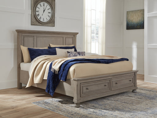 Lettner King Panel Storage Bed Factory Furniture Mattress & More - Online or In-Store at our Phillipsburg Location Serving Dayton, Eaton, and Greenville. Shop Now.