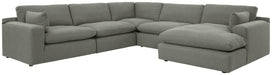 Elyza 5-Piece Sectional with Chaise Factory Furniture Mattress & More - Online or In-Store at our Phillipsburg Location Serving Dayton, Eaton, and Greenville. Shop Now.