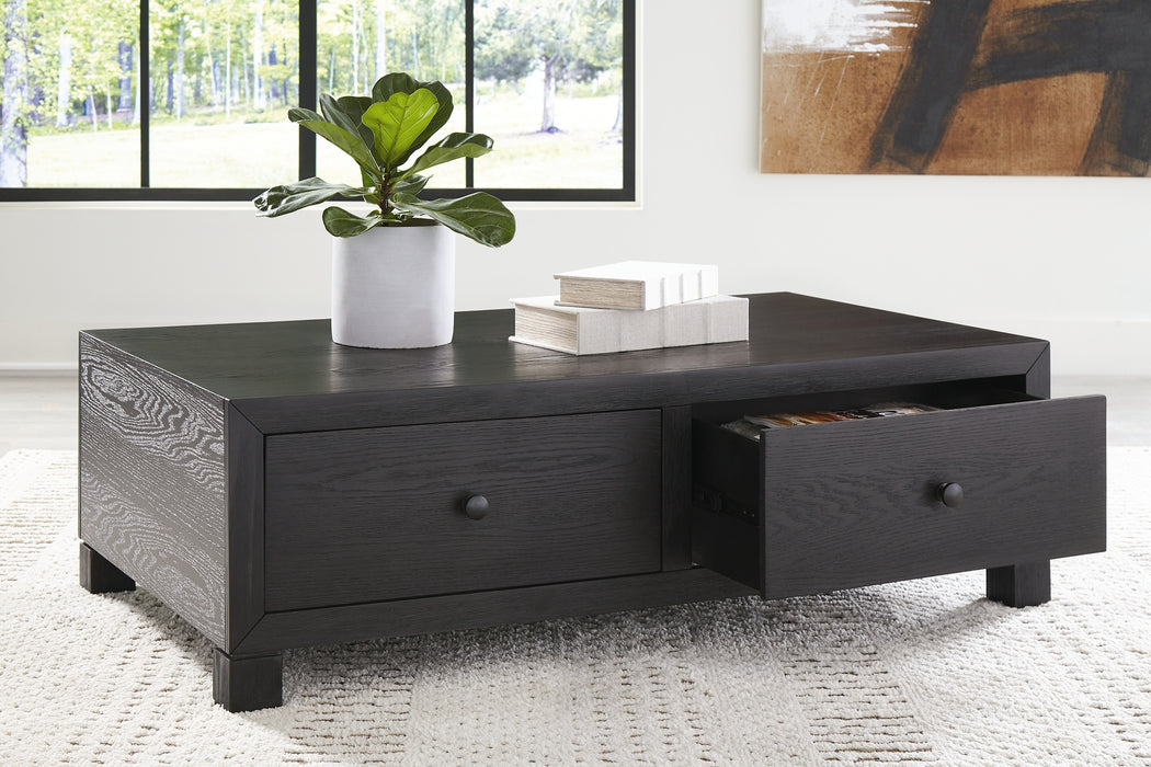 Foyland Cocktail Table with Storage Factory Furniture Mattress & More - Online or In-Store at our Phillipsburg Location Serving Dayton, Eaton, and Greenville. Shop Now.
