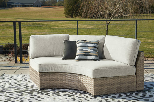 Calworth Curved Loveseat with Cushion Factory Furniture Mattress & More - Online or In-Store at our Phillipsburg Location Serving Dayton, Eaton, and Greenville. Shop Now.