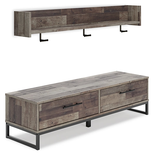Neilsville Bench with Coat Rack Factory Furniture Mattress & More - Online or In-Store at our Phillipsburg Location Serving Dayton, Eaton, and Greenville. Shop Now.