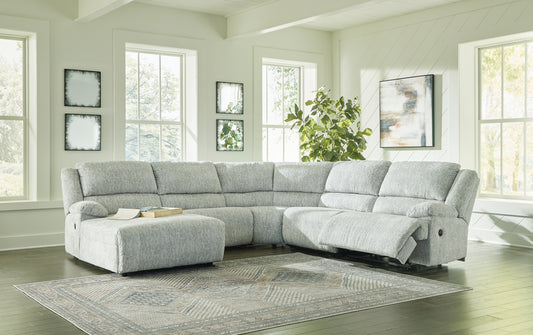 McClelland 5-Piece Reclining Sectional with Chaise Factory Furniture Mattress & More - Online or In-Store at our Phillipsburg Location Serving Dayton, Eaton, and Greenville. Shop Now.