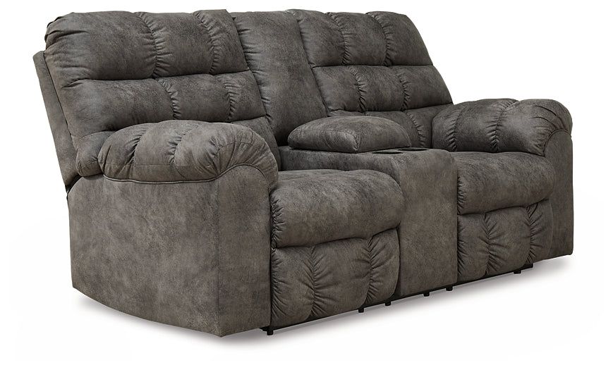 Derwin DBL Rec Loveseat w/Console Factory Furniture Mattress & More - Online or In-Store at our Phillipsburg Location Serving Dayton, Eaton, and Greenville. Shop Now.