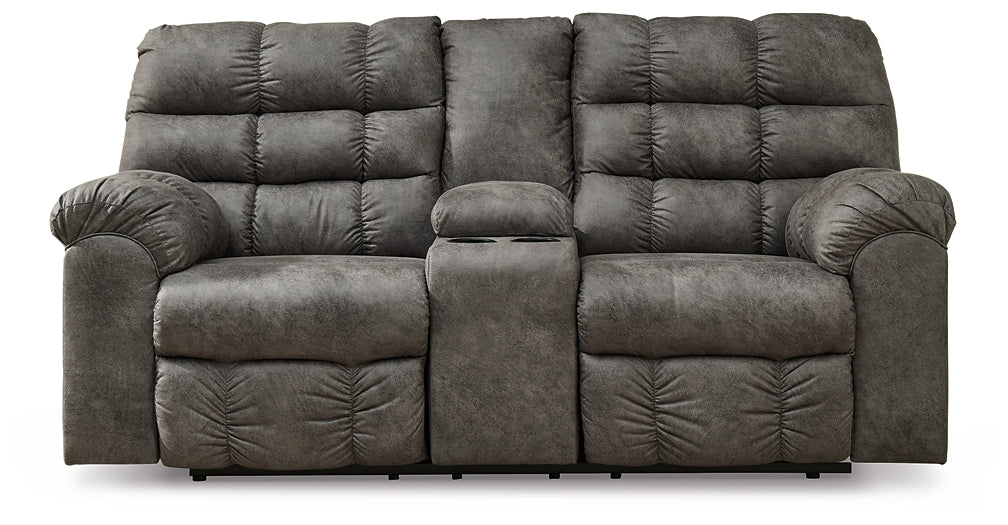 Derwin DBL Rec Loveseat w/Console Factory Furniture Mattress & More - Online or In-Store at our Phillipsburg Location Serving Dayton, Eaton, and Greenville. Shop Now.