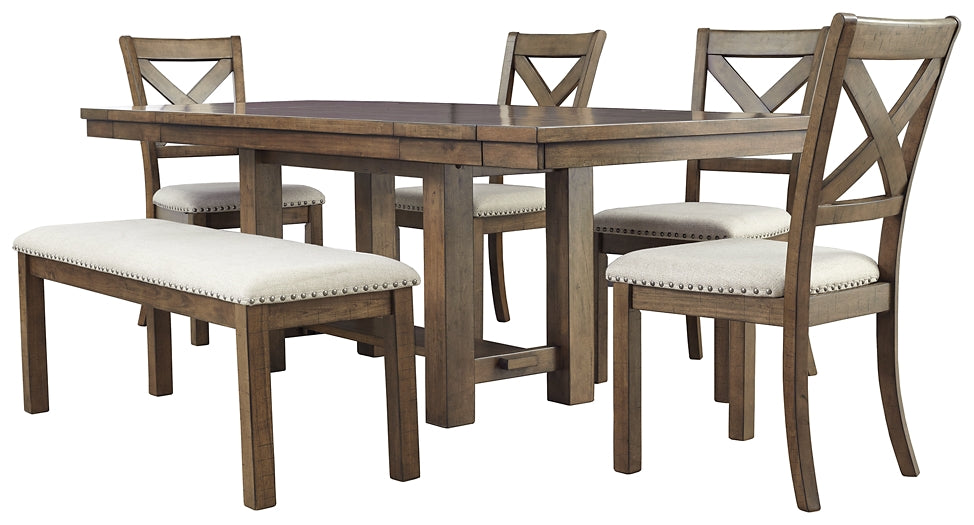 Moriville Dining Table and 4 Chairs and Bench Factory Furniture Mattress & More - Online or In-Store at our Phillipsburg Location Serving Dayton, Eaton, and Greenville. Shop Now.