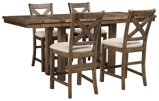 Moriville Counter Height Dining Table and 4 Barstools Factory Furniture Mattress & More - Online or In-Store at our Phillipsburg Location Serving Dayton, Eaton, and Greenville. Shop Now.