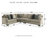 Bovarian 3-Piece Sectional with Ottoman Factory Furniture Mattress & More - Online or In-Store at our Phillipsburg Location Serving Dayton, Eaton, and Greenville. Shop Now.