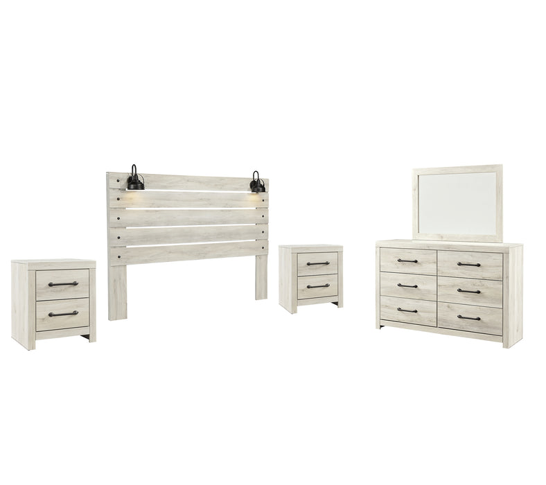 Cambeck Queen Panel Headboard with Mirrored Dresser and 2 Nightstands Factory Furniture Mattress & More - Online or In-Store at our Phillipsburg Location Serving Dayton, Eaton, and Greenville. Shop Now.