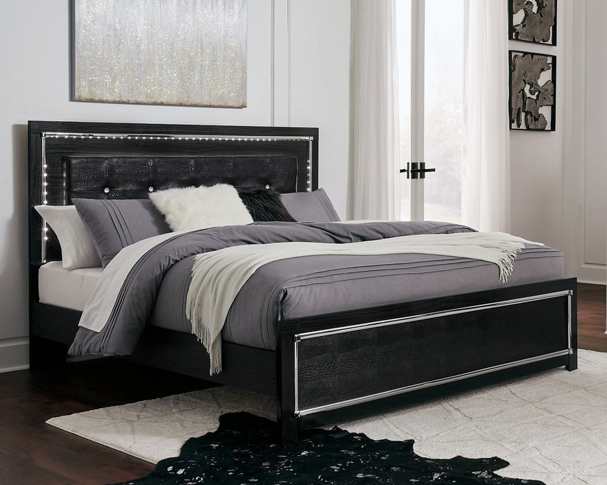 Kaydell King/California King Upholstered Panel Headboard with Mirrored Dresser Factory Furniture Mattress & More - Online or In-Store at our Phillipsburg Location Serving Dayton, Eaton, and Greenville. Shop Now.