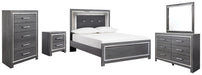Lodanna Full Panel Bed with Mirrored Dresser, Chest and Nightstand Factory Furniture Mattress & More - Online or In-Store at our Phillipsburg Location Serving Dayton, Eaton, and Greenville. Shop Now.