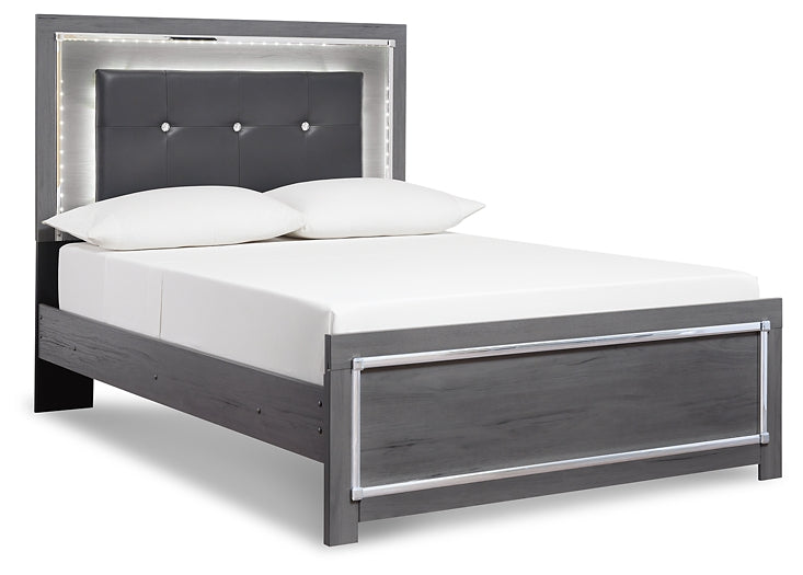Lodanna Queen Panel Bed with Mirrored Dresser, Chest and 2 Nightstands Factory Furniture Mattress & More - Online or In-Store at our Phillipsburg Location Serving Dayton, Eaton, and Greenville. Shop Now.