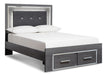 Lodanna Queen Panel Bed with 2 Storage Drawers with Mirrored Dresser and 2 Nightstands Factory Furniture Mattress & More - Online or In-Store at our Phillipsburg Location Serving Dayton, Eaton, and Greenville. Shop Now.