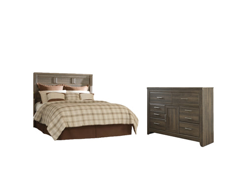 Juararo Queen Panel Headboard with Dresser Factory Furniture Mattress & More - Online or In-Store at our Phillipsburg Location Serving Dayton, Eaton, and Greenville. Shop Now.