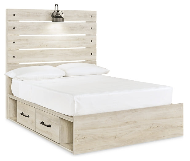 Cambeck Queen Panel Bed with 2 Storage Drawers with Mirrored Dresser and Chest Factory Furniture Mattress & More - Online or In-Store at our Phillipsburg Location Serving Dayton, Eaton, and Greenville. Shop Now.