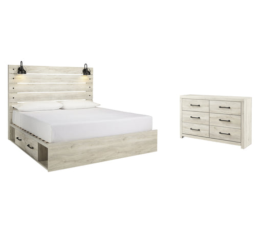 Cambeck King Panel Bed with 4 Storage Drawers with Dresser Factory Furniture Mattress & More - Online or In-Store at our Phillipsburg Location Serving Dayton, Eaton, and Greenville. Shop Now.