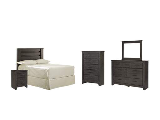 Brinxton Full Panel Headboard with Mirrored Dresser, Chest and Nightstand Factory Furniture Mattress & More - Online or In-Store at our Phillipsburg Location Serving Dayton, Eaton, and Greenville. Shop Now.