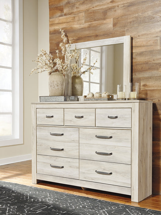 Bellaby Queen Crossbuck Panel Bed with Mirrored Dresser Factory Furniture Mattress & More - Online or In-Store at our Phillipsburg Location Serving Dayton, Eaton, and Greenville. Shop Now.