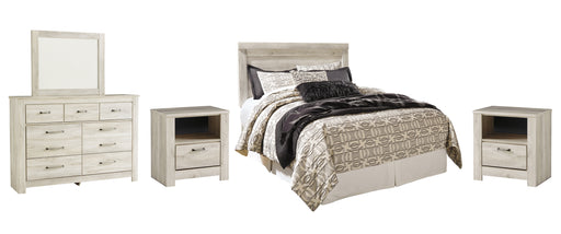 Bellaby Queen Panel Headboard with Mirrored Dresser and 2 Nightstands Factory Furniture Mattress & More - Online or In-Store at our Phillipsburg Location Serving Dayton, Eaton, and Greenville. Shop Now.