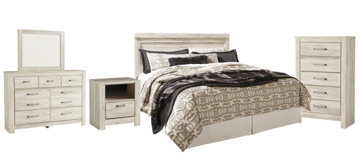 Bellaby Queen Panel Headboard with Mirrored Dresser, Chest and Nightstand Factory Furniture Mattress & More - Online or In-Store at our Phillipsburg Location Serving Dayton, Eaton, and Greenville. Shop Now.