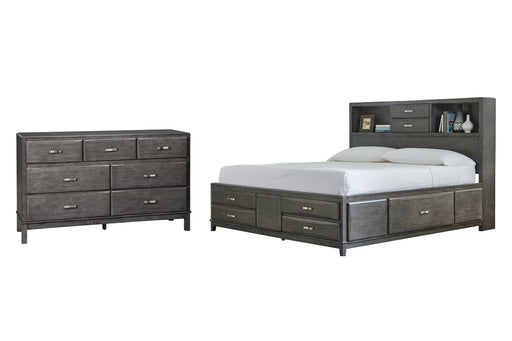 Caitbrook Queen Storage Bed with 8 Storage Drawers with Dresser Factory Furniture Mattress & More - Online or In-Store at our Phillipsburg Location Serving Dayton, Eaton, and Greenville. Shop Now.