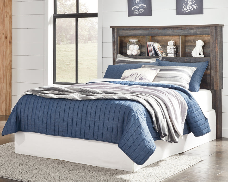 Drystan Full Bookcase Headboard with Mirrored Dresser and Chest Factory Furniture Mattress & More - Online or In-Store at our Phillipsburg Location Serving Dayton, Eaton, and Greenville. Shop Now.