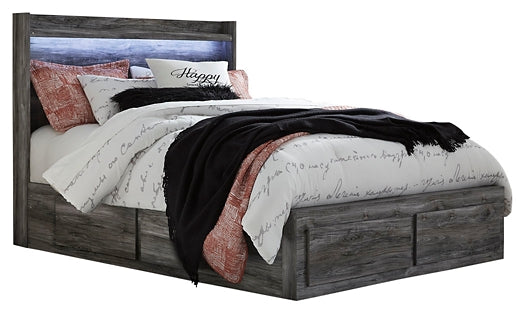 Baystorm Queen Panel Bed with 6 Storage Drawers with Dresser Factory Furniture Mattress & More - Online or In-Store at our Phillipsburg Location Serving Dayton, Eaton, and Greenville. Shop Now.
