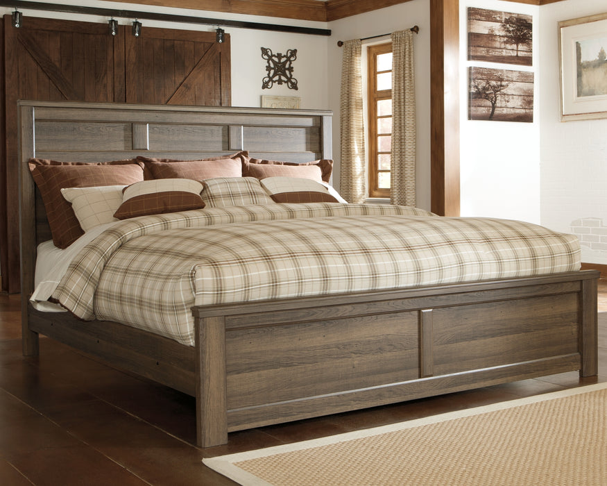 Juararo King Poster Bed with Dresser Factory Furniture Mattress & More - Online or In-Store at our Phillipsburg Location Serving Dayton, Eaton, and Greenville. Shop Now.