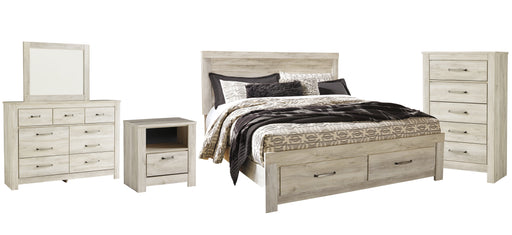 Bellaby Queen Platform Bed with 2 Storage Drawers with Mirrored Dresser, Chest and Nightstand Factory Furniture Mattress & More - Online or In-Store at our Phillipsburg Location Serving Dayton, Eaton, and Greenville. Shop Now.