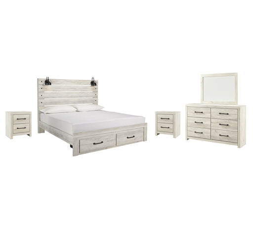 Cambeck Queen Panel Bed with Mirrored Dresser and 2 Nightstands Factory Furniture Mattress & More - Online or In-Store at our Phillipsburg Location Serving Dayton, Eaton, and Greenville. Shop Now.