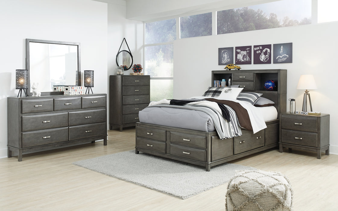 Caitbrook Queen Storage Bed with 8 Storage Drawers with Dresser Factory Furniture Mattress & More - Online or In-Store at our Phillipsburg Location Serving Dayton, Eaton, and Greenville. Shop Now.