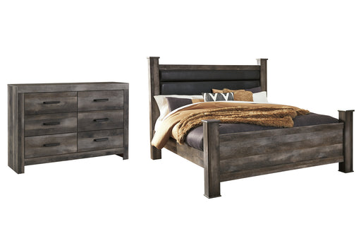 Wynnlow King Poster Bed with Dresser Factory Furniture Mattress & More - Online or In-Store at our Phillipsburg Location Serving Dayton, Eaton, and Greenville. Shop Now.