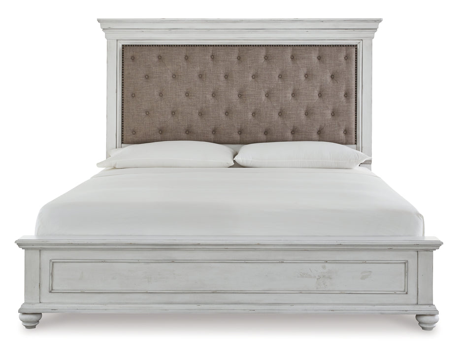 Kanwyn Queen Panel Bed with Mirrored Dresser, Chest and 2 Nightstands Factory Furniture Mattress & More - Online or In-Store at our Phillipsburg Location Serving Dayton, Eaton, and Greenville. Shop Now.