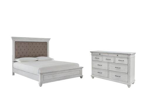 Kanwyn Queen Panel Bed with Dresser Factory Furniture Mattress & More - Online or In-Store at our Phillipsburg Location Serving Dayton, Eaton, and Greenville. Shop Now.