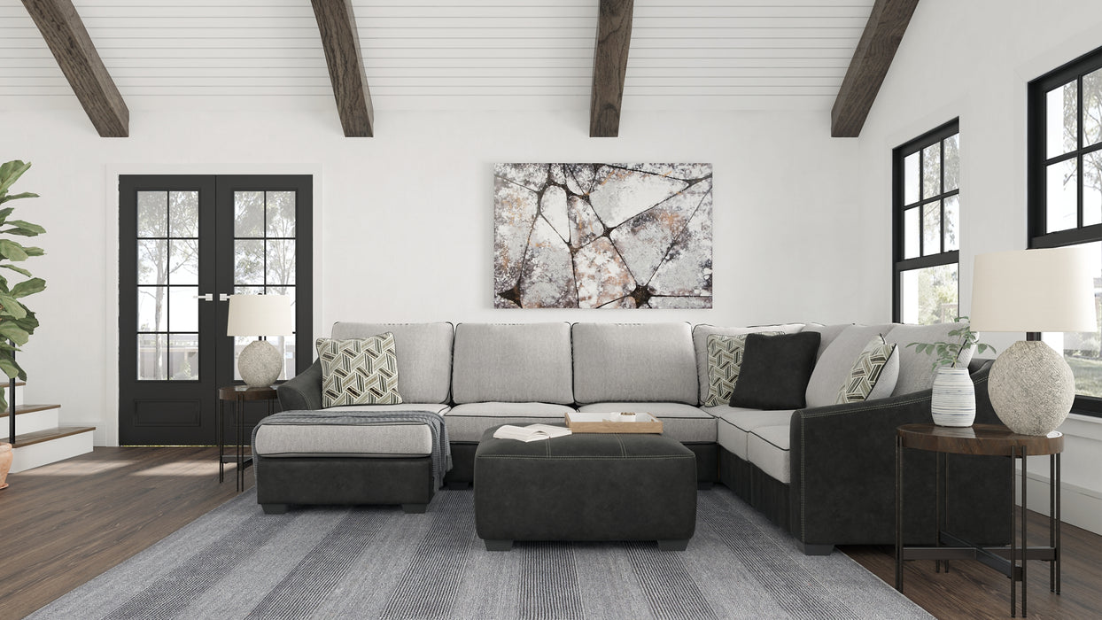 Bilgray 3-Piece Sectional with Ottoman Factory Furniture Mattress & More - Online or In-Store at our Phillipsburg Location Serving Dayton, Eaton, and Greenville. Shop Now.