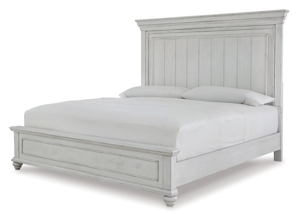 Kanwyn King Panel Bed with Mirrored Dresser and 2 Nightstands Factory Furniture Mattress & More - Online or In-Store at our Phillipsburg Location Serving Dayton, Eaton, and Greenville. Shop Now.