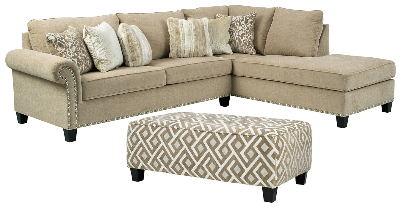 Dovemont 2-Piece Sectional with Ottoman Factory Furniture Mattress & More - Online or In-Store at our Phillipsburg Location Serving Dayton, Eaton, and Greenville. Shop Now.