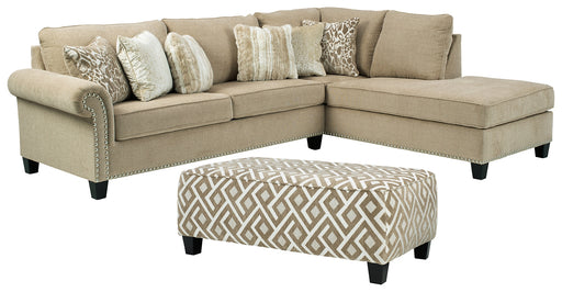 Dovemont 2-Piece Sectional with Ottoman Factory Furniture Mattress & More - Online or In-Store at our Phillipsburg Location Serving Dayton, Eaton, and Greenville. Shop Now.